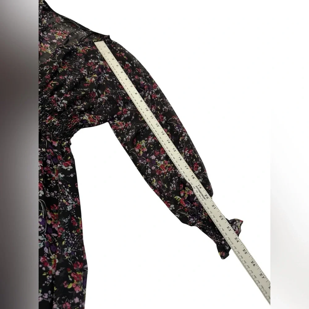 Zara floral midi